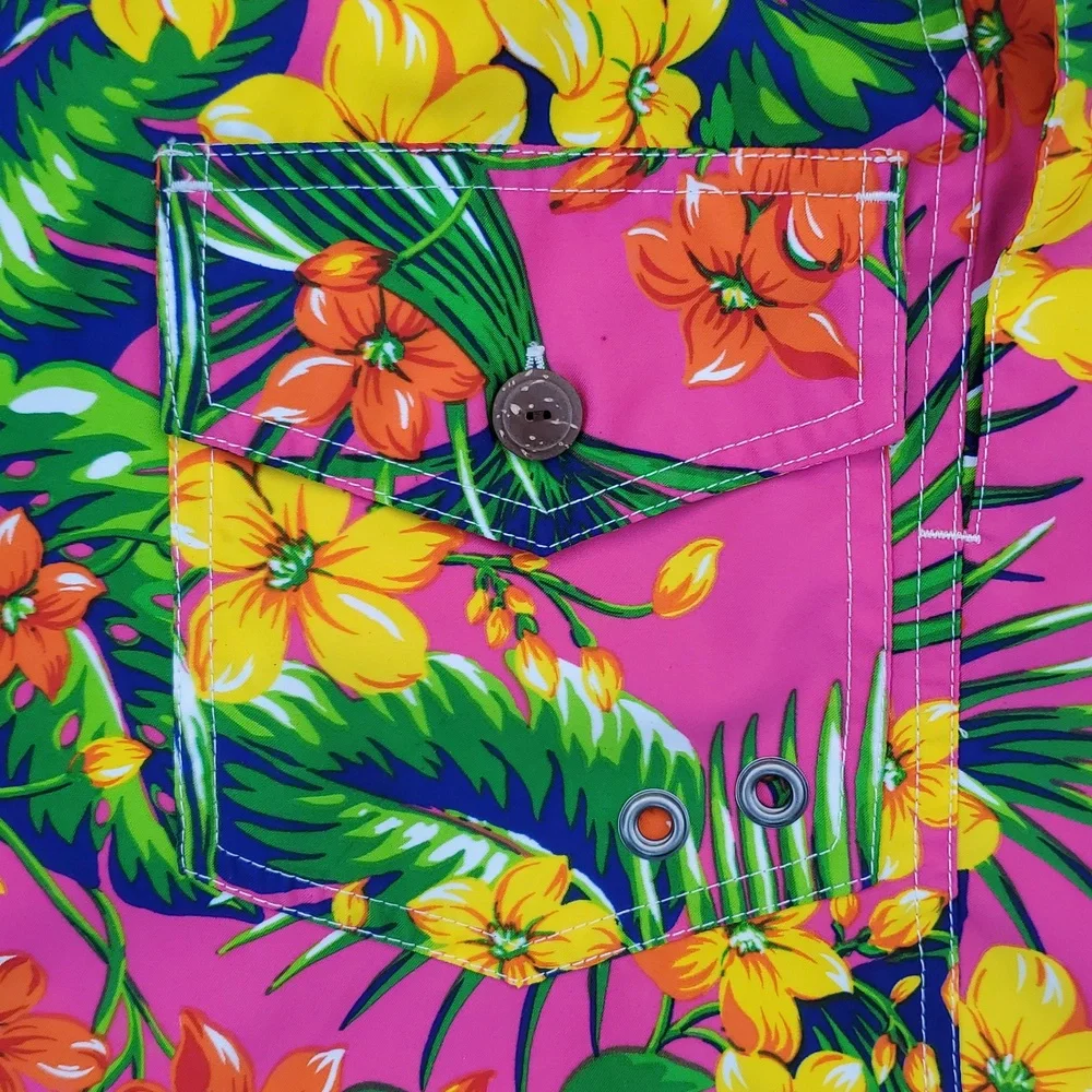 Polo Ralph Lauren Pink Floral Board Shorts Size 38